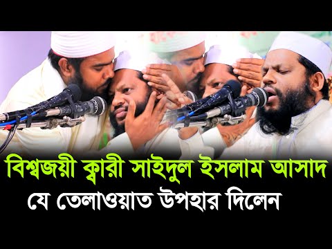 কোরআন তেলাওয়াত উপহার দিলেন | বিশ্বজয়ী ক্বারী সাইদুল ইসলাম আসাদ | Quran Recitation Qari Asad