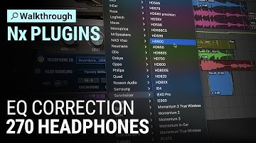 270 New Headphone Models in Waves Nx Plugins: Walkthrough