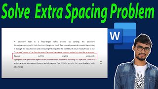 How to solve Extra spacing problem in MS Word || Remove Extra Space || Extra Spacing between word screenshot 3