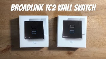 Demo Broadlink TC2 Wall Switch integration with Google Home, Siri and Amazon Echo