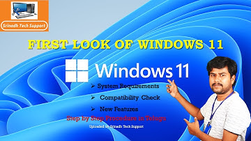 Windows 11 First Look | How to Upgrade Windows 10 to Windows 11 in Telugu | Solve TPM 2.0 Error