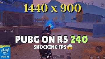 Can Core i5 4th Gen + 1GB GPU Run PUBG Mobile? | FPS & Performance Test