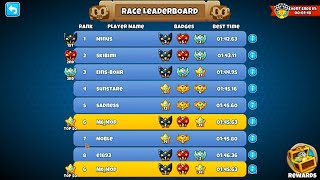fucking stupid race failing cleanup for 3rd place time 2x and running out of time (6th place)