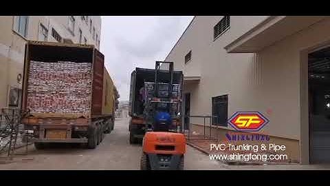 SF China PVC Trunking Loading container