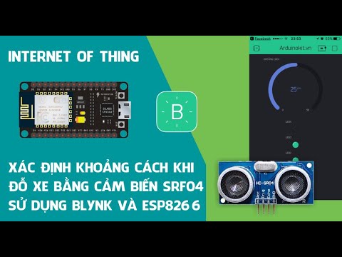 Video Xác định khoảng cách khi đỗ xe bằng cảm biến HC-SRF04... - youtube