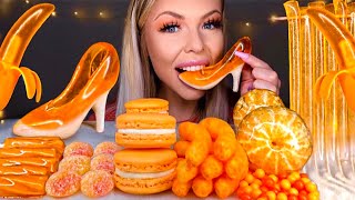 Asmr Orange Food Creamsicle Cinderella Gl Slipper, Tanghulu Twizzlers, Banana Jelly Mukbang 먹방