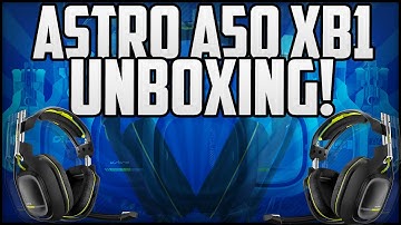 Astro A50 Unboxing & Setup! : "How to Set It Up" On XB1 & PC!