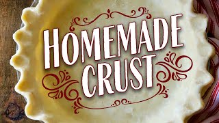 The BEST Homemade Pie Crust Recipe ON YOUTUBE