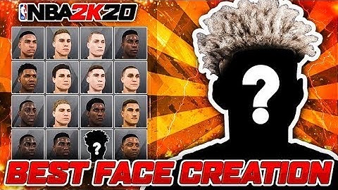 *NEW* BEST DRIPPY FACE CREATION TUTORIAL IN NBA 2K20! LOOK LIKE A DRIBBLE GOD! BEST FACE CREATION