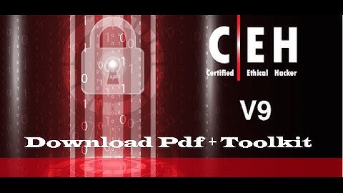 Download CEH v9 – Certified Ethical Hacker v9 Course Educatonal Materials + Tools