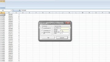 Excel running Gi* using Rooks Case