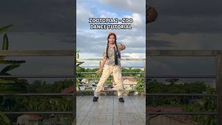 Shakira - ZOO (From Zootopia 2) Dance Tutorial Slow and Mirrored #zootopia2 #zoo #dancetutorial