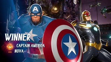 MARVEL VS. CAPCOM: INFINITE Captain America and Nova Playthrough