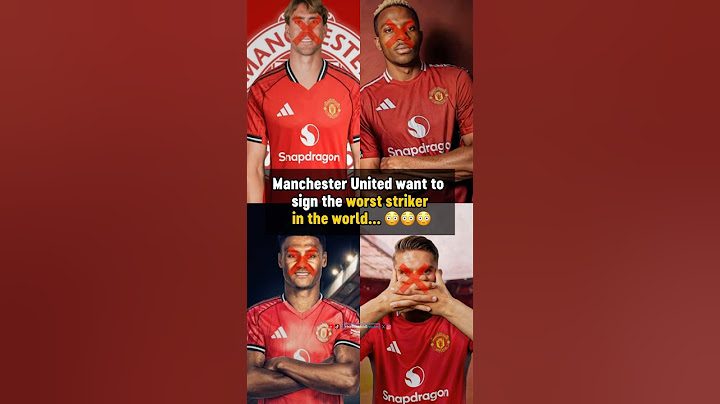 Man United want to sign the WORST STRIKER in the world 😳