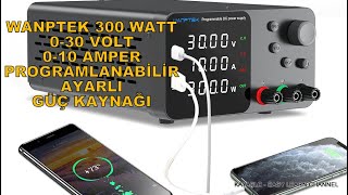 300 Watt 030 Volt 010 Amper Wanptek Marka Programlanabilir Ayarlı Güç Kaynağı!...BANGGOOD