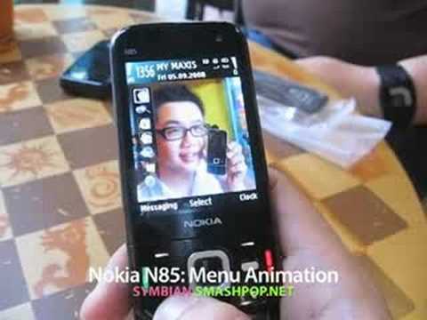 Nokia N85 : Menu Animation
