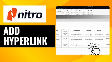 How To Add Hyperlink in Nitro PDF | Easy Step-by-Step Guide