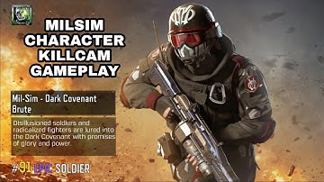 MILSIM-DARK COVENANT BRUTE GAMEPLAY 🔥 || BATTLE ROYAL KILLCAM GAMEPLAY ||CALL OF DUTY MOBILE ❤️