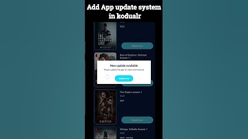 App update system in kodular tutorial #shorts