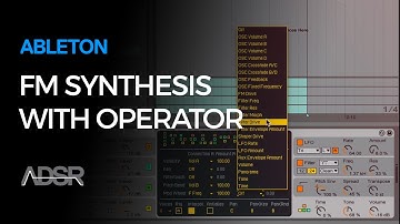 FM synthesis with Ableton Operator