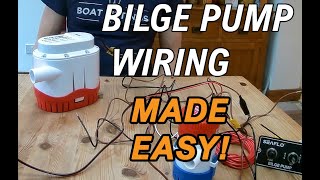 How do you wire a bilge pump?  We wire up manual and  automatic bilge pumps step by step.