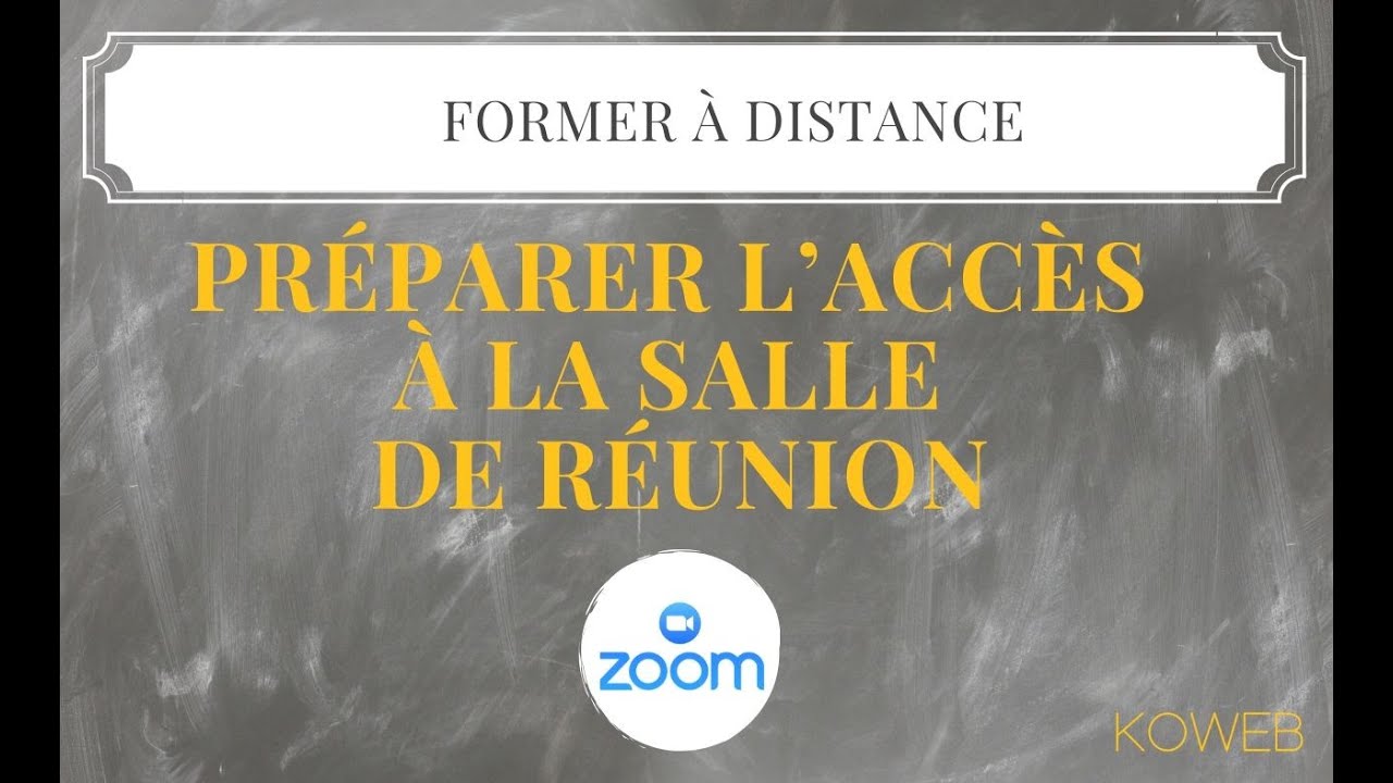 Préparer l’accès à la salle de réunion Zoom