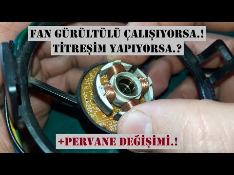 Bilgisayar Fan Sesi Sorunu?, Fan Sesli Çalışıyor ve Titreşim Yapıyor?, Fan Pervanesi değişimi?