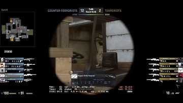 1 v 5 trigger discipline ninja defuse CS:GO