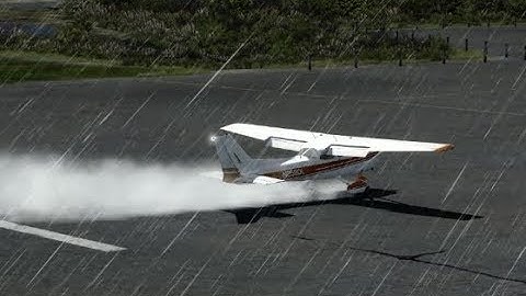 P3D V4 Orbx Milford Sound, Oops! bad weather, better return home