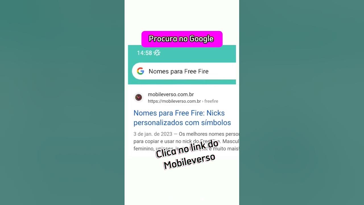 Nomes Femininos para Free Fire personalizados com símbolos! do Mobileverso