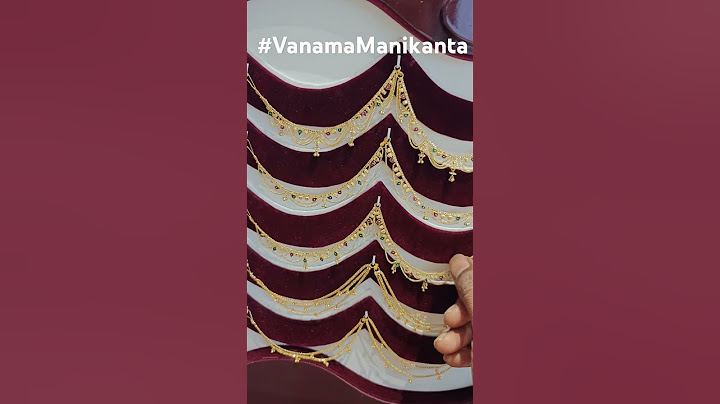 Gold champaswaralu #gold #jewellery #like #latest #collection #vanamamanikanta #trending #22kt #916
