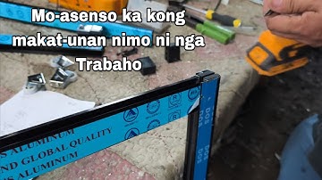 How to assemble sliding window 798 Series/ sliding panel fabrication/ accurate procedure