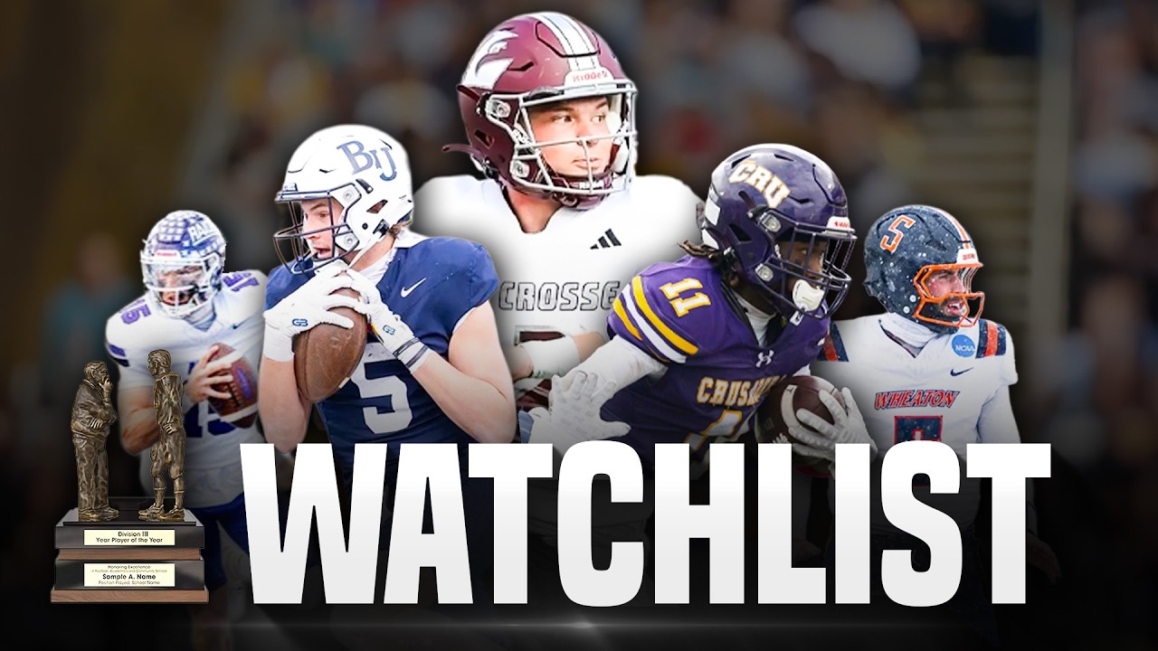 Who will be the BEST Player in D3 Football?