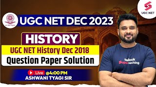 UGC NET History | UGC NET Dec 2018 History Previous Year Questions | Ashwani Sir screenshot 1