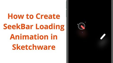 Seekbar Loading Animation in Sketchware || How to Create SeekBar Loading Animation in Sketchware ||