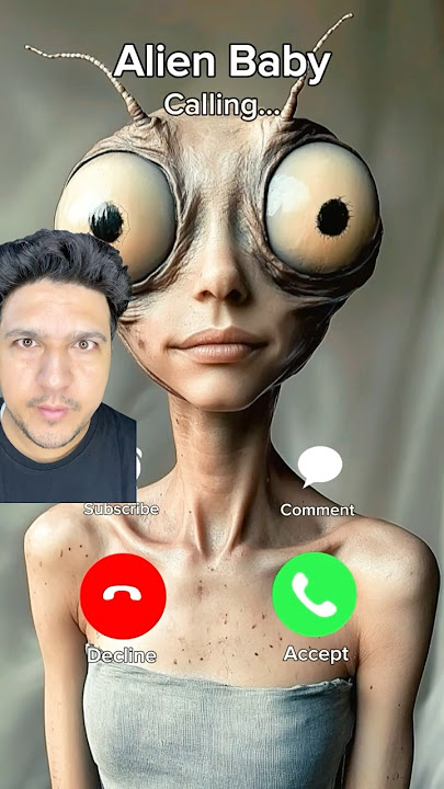 #smartphone #funny #alien #scary #baby #calling #short #viralshort