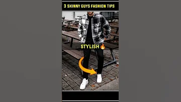 🔥3 Skinny Guys Fashion Tips | #shorts #skinnymenfashion #menfashion