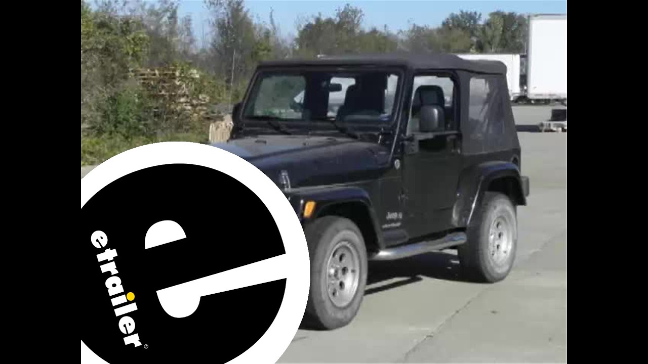 etrailer | Trailer Hitch Installation - 2006 Jeep Wrangler - YouTube