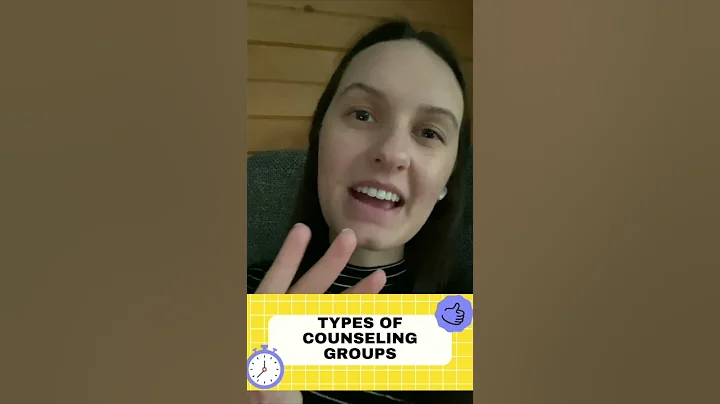 NCE Minute: Types of Counseling Groups #shorts