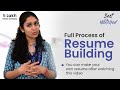 Resume making Full Series - Freshers / Experienced Candidates,  Learn CV making #withme #StayHome