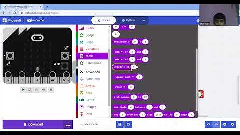 Roboleap’s student Srinidhi’s project on microbit