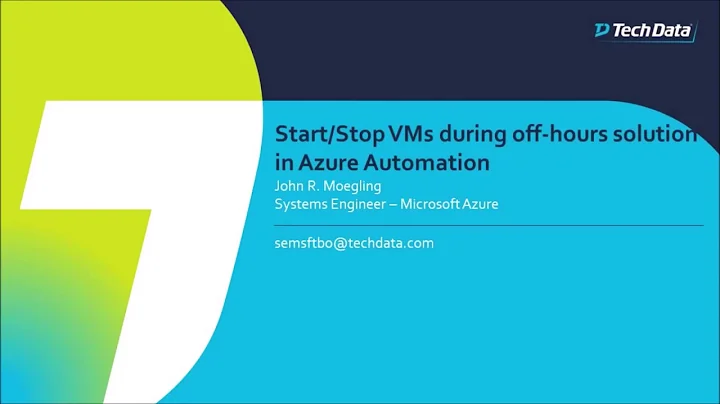 Azure Automation Start Stop VMs During Off-Hours