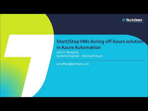Azure Automation Start Stop VMs During Off-Hours