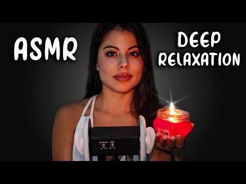 Binaural ASMR-SOFT SPEAKING/WHISPERING in English for DEEP RELAXATION| VOZ BAJA & SUSUROS en INGLES😴