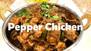 PEPPER CHICKEN | Dry Masala Recipe