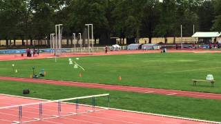 WMAC 2015 Men's M40 400m hurdles heat 5. Lyon, World Masters Athletics Championships