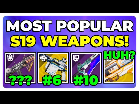 Top 15 MOST POPULAR PVE Weapons in Season of the Seraph (Destiny 2)