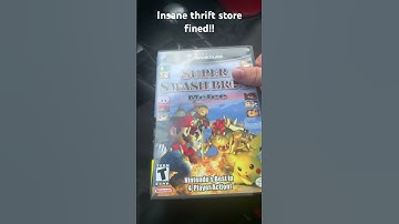 Insane Gamecube game find at local thrift store! #gamecube #vintagegames #thrift #Nintendo