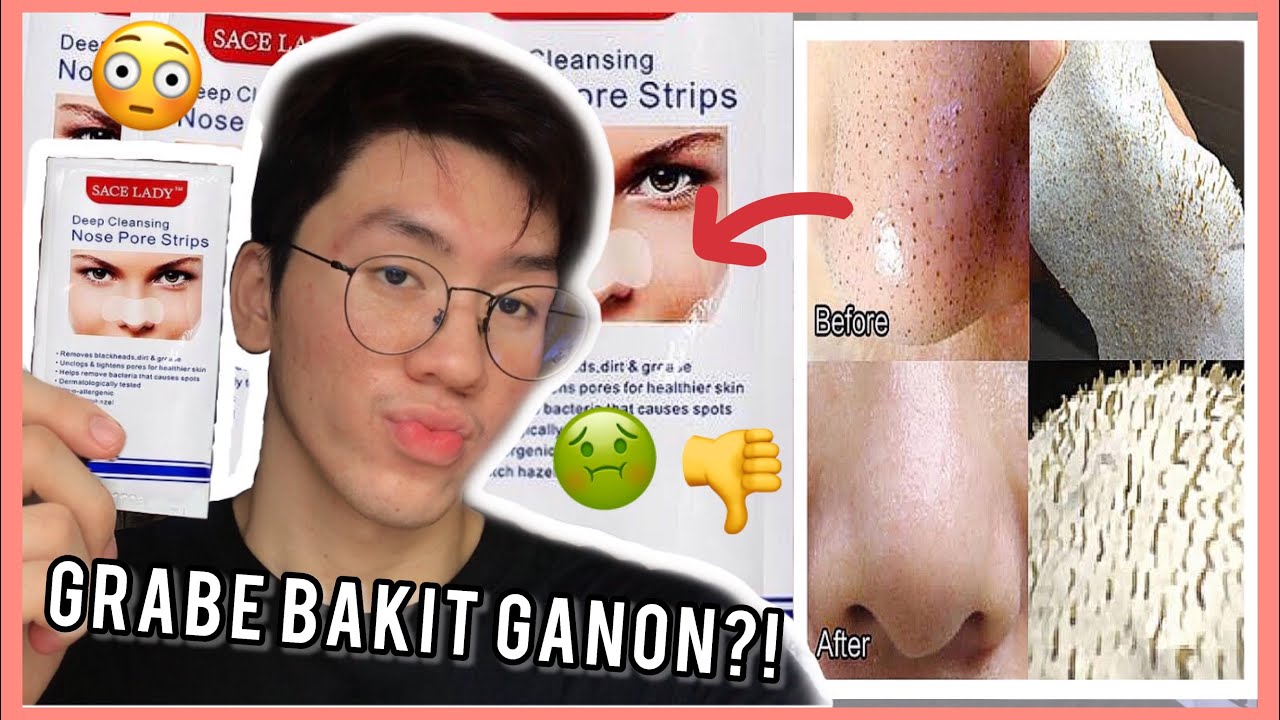 SACE LADY NOSE PORE STRIPS REVIEW YouTube