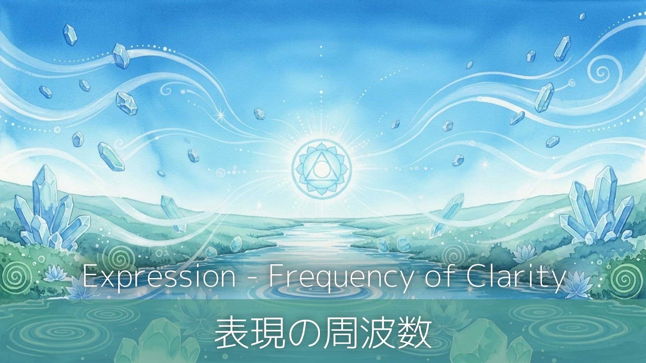 741Hz Expression - 毒素排出と問題解決 - 第5チャクラ / Throat Chakra Healing